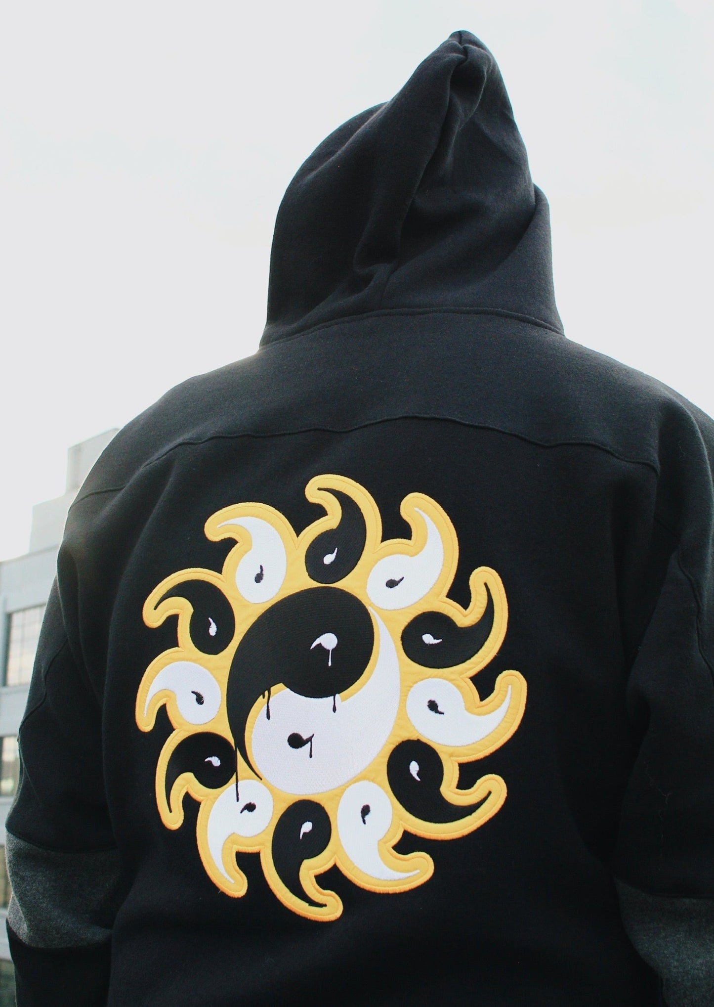 Yin Yang Sport Laced Fleece Hoodie